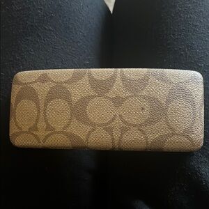 Coach Tan Monogram Glasses Case | WITH OR WITHOUT GLASSES